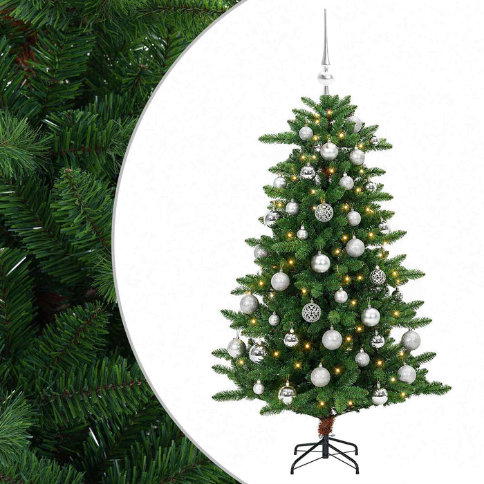 Artificial Christmas Tree with Bauble 150 cm 150 LED-uri - WALTI WALTI