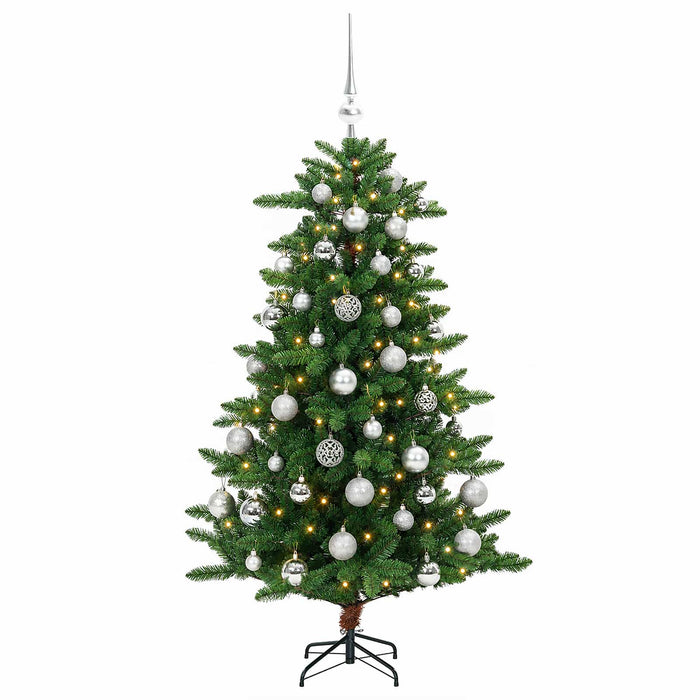 Artificial Christmas Tree with Bauble 150 cm 150 LED-uri - WALTI WALTI