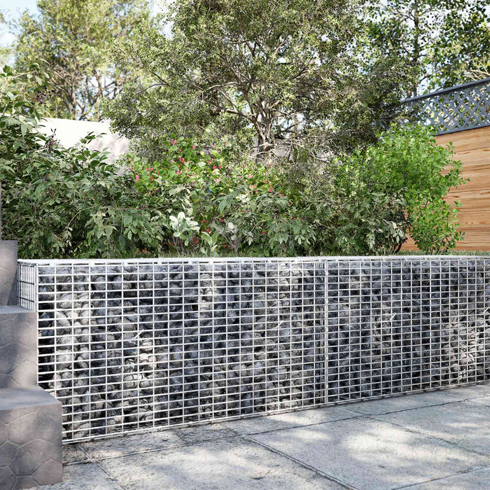 Gabion cu fir de 3,5 mm și plasă de 5x2,5 cm 50x10x50 cm WALTI