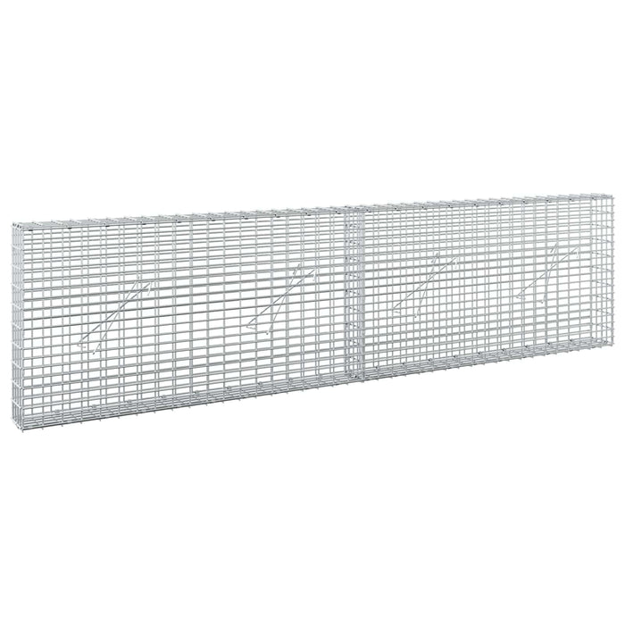 Gabion cu fir de 3,5 mm și plasă de 5x2,5 cm 200x10x50 cm WALTI