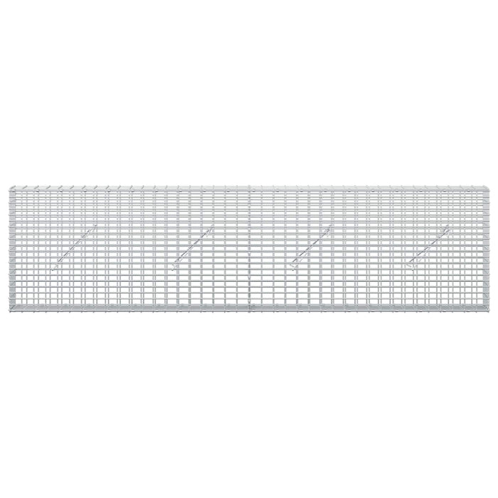 Gabion cu fir de 3,5 mm și plasă de 5x2,5 cm 200x10x50 cm WALTI