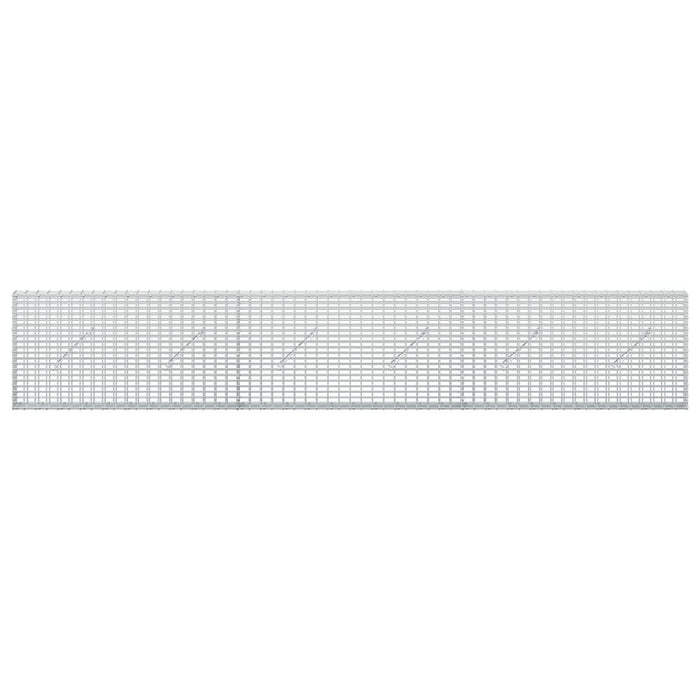 Gabion cu fir de 3,5 mm și plasă de 5x2,5 cm 300x10x50 cm WALTI