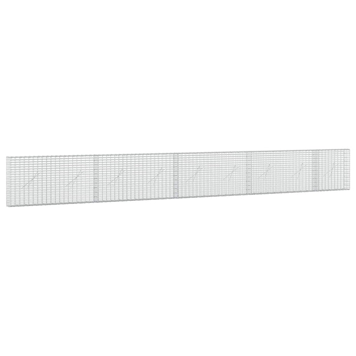 Gabion cu fir de 3,5 mm și plasă de 5x2,5 cm 450x10x50 cm WALTI