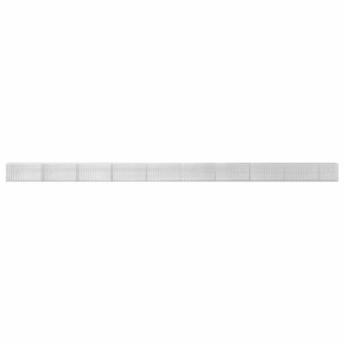Gabion cu fir de 3,5 mm și plasă de 5x2,5 cm 950x10x50 cm WALTI