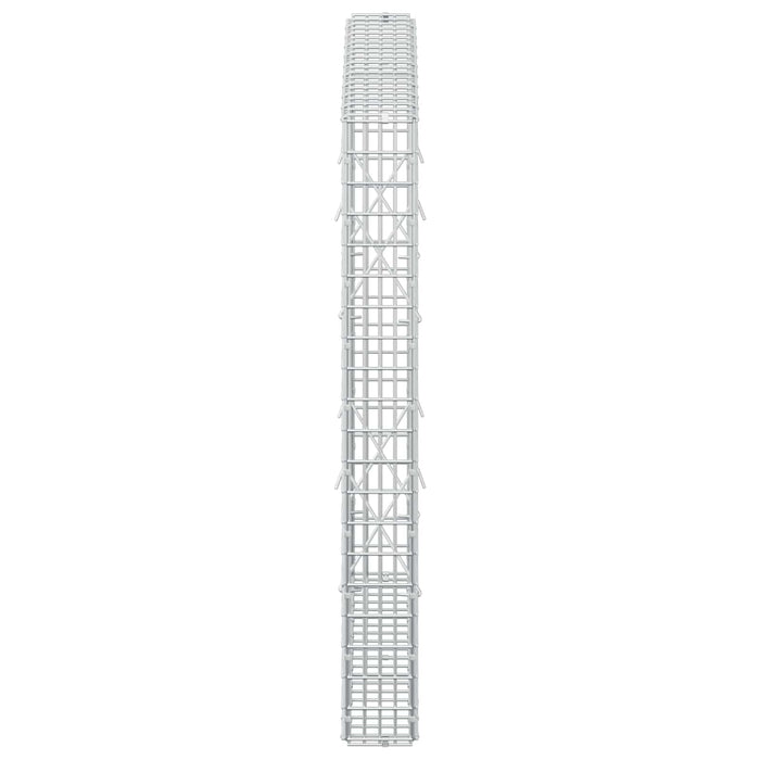 Gabion cu fir de 3,5 mm și plasă de 5x2,5 cm 100x10x100 cm WALTI