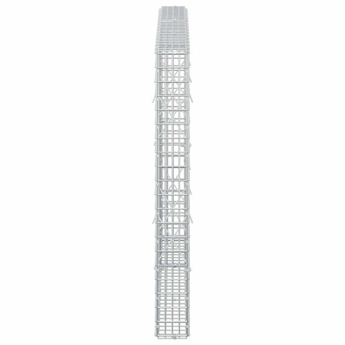 Gabion cu fir de 3,5 mm și plasă de 5x2,5 cm 150x10x100 cm - WALTI WALTI