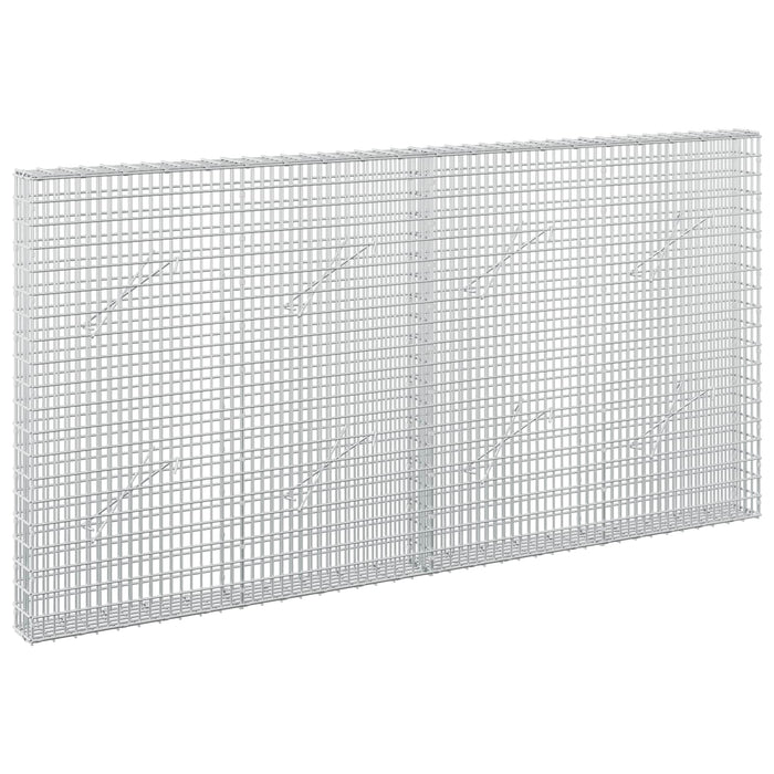 Gabion cu fir de 3,5 mm și plasă de 5x2,5 cm 200x10x100 cm - WALTI WALTI