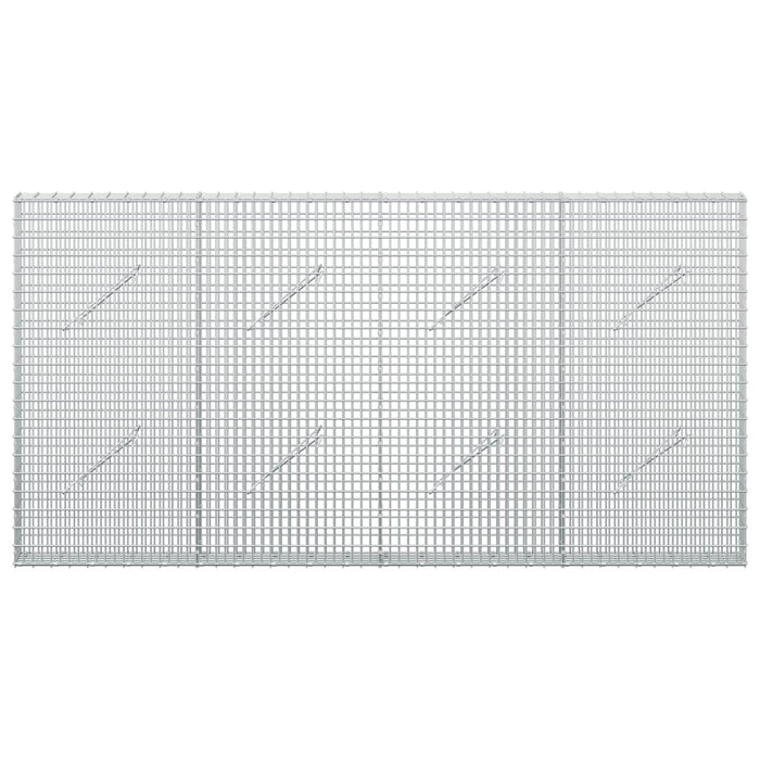 Gabion cu fir de 3,5 mm și plasă de 5x2,5 cm 200x10x100 cm - WALTI WALTI