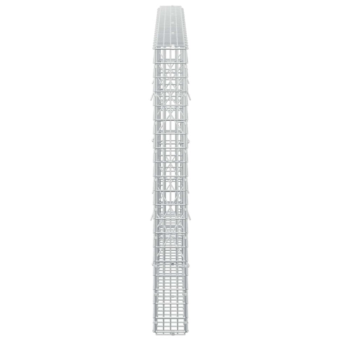 Gabion cu fir de 3,5 mm și plasă de 5x2,5 cm 200x10x100 cm - WALTI WALTI