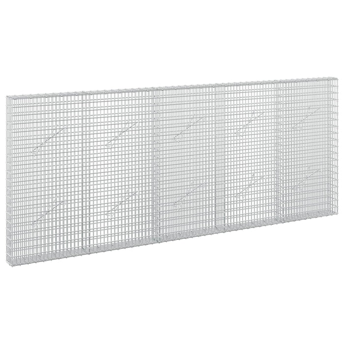 Gabion cu fir de 3,5 mm și plasă de 5x2,5 cm 250x10x100 cm WALTI