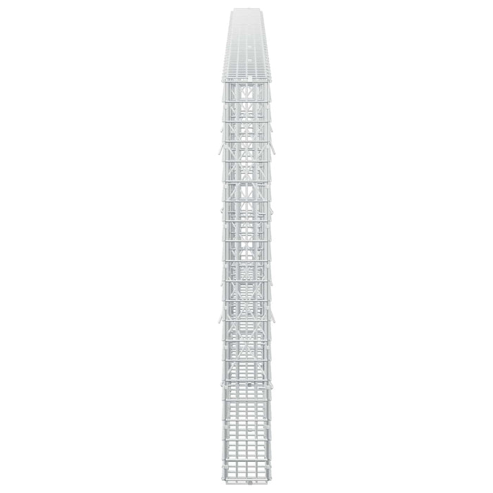 Gabion cu fir de 3,5 mm și plasă de 5x2,5 cm 300x10x100 cm WALTI