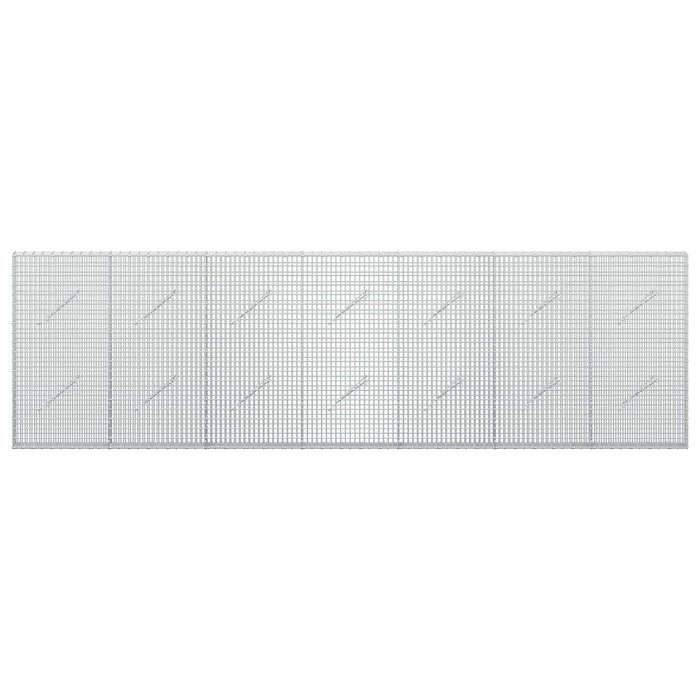 Gabion cu fir de 3,5 mm și plasă de 5x2,5 cm 350x10x100 cm WALTI