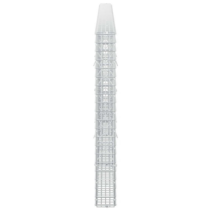 Gabion cu fir de 3,5 mm și plasă de 5x2,5 cm 350x10x100 cm WALTI