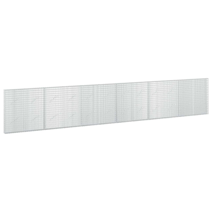 Gabion cu fir de 3,5 mm și plasă de 5x2,5 cm 600x10x100 cm WALTI