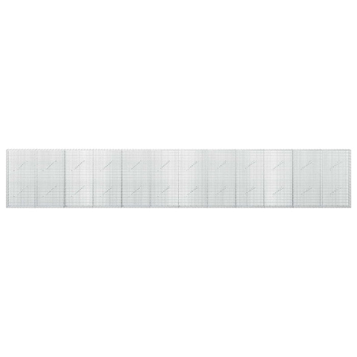 Gabion cu fir de 3,5 mm și plasă de 5x2,5 cm 600x10x100 cm WALTI