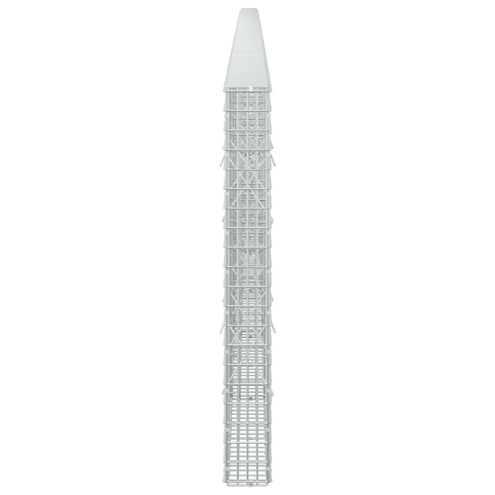 Gabion cu fir de 3,5 mm și plasă de 5x2,5 cm 850x10x100 cm - WALTI WALTI