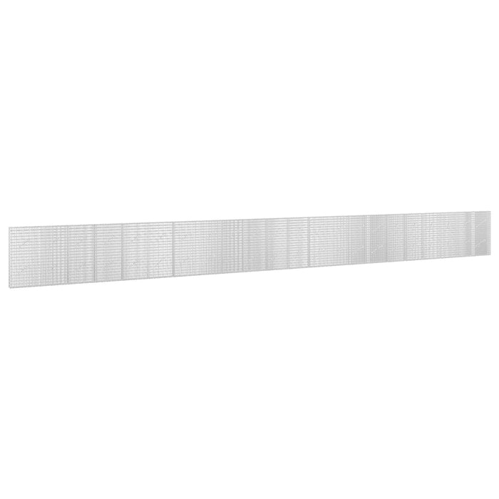 Gabion cu fir de 3,5 mm și plasă de 5x2,5 cm 1100x10x100 cm WALTI