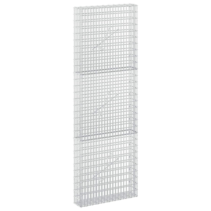Gabion cu fir de 3,5 mm și plasă de 5x2,5 cm 50x10x150 cm WALTI