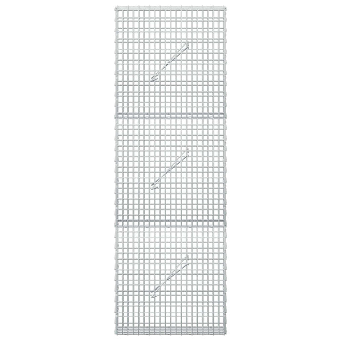 Gabion cu fir de 3,5 mm și plasă de 5x2,5 cm 50x10x150 cm WALTI