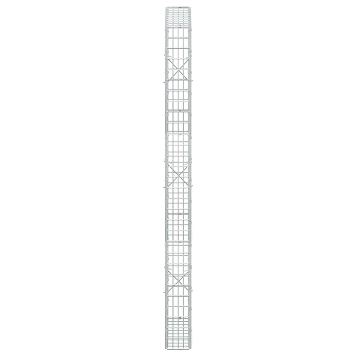 Gabion cu fir de 3,5 mm și plasă de 5x2,5 cm 50x10x150 cm WALTI