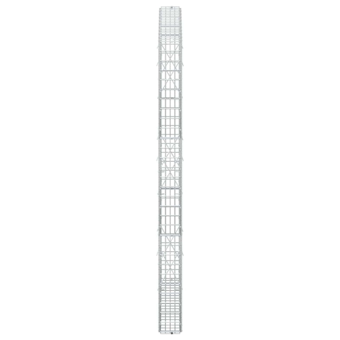 Gabion cu fir de 3,5 mm și plasă de 5x2,5 cm 100x10x150 cm WALTI