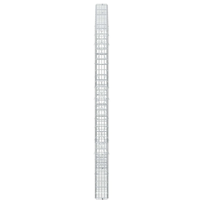 Gabion cu fir de 3,5 mm și plasă de 5x2,5 cm 150x10x150 cm WALTI