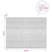 Gabion cu fir de 3,5 mm și plasă de 5x2,5 cm 200x10x150 cm - WALTI WALTI