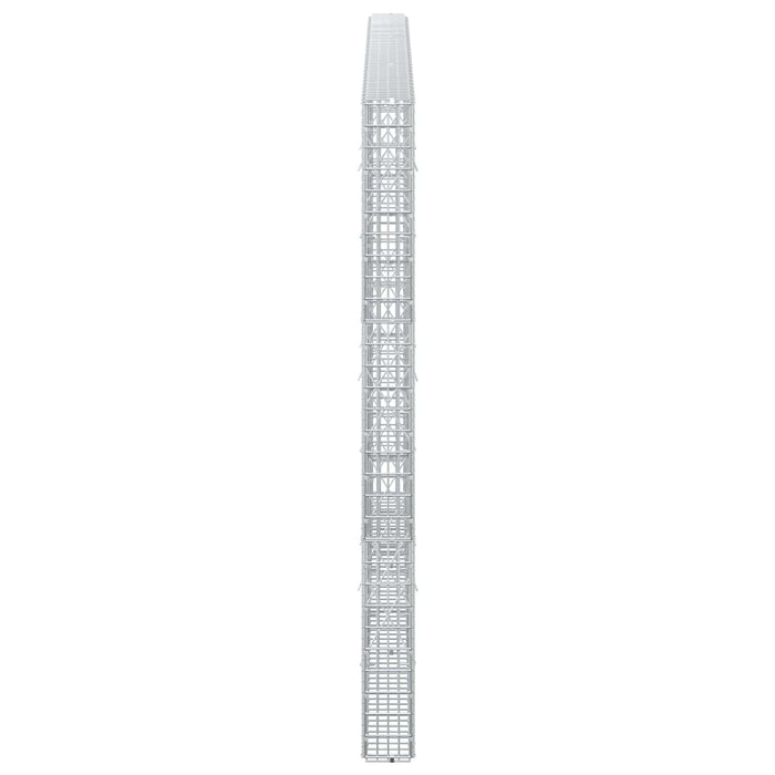 Gabion cu fir de 3,5 mm și plasă de 5x2,5 cm 300x10x150 cm WALTI