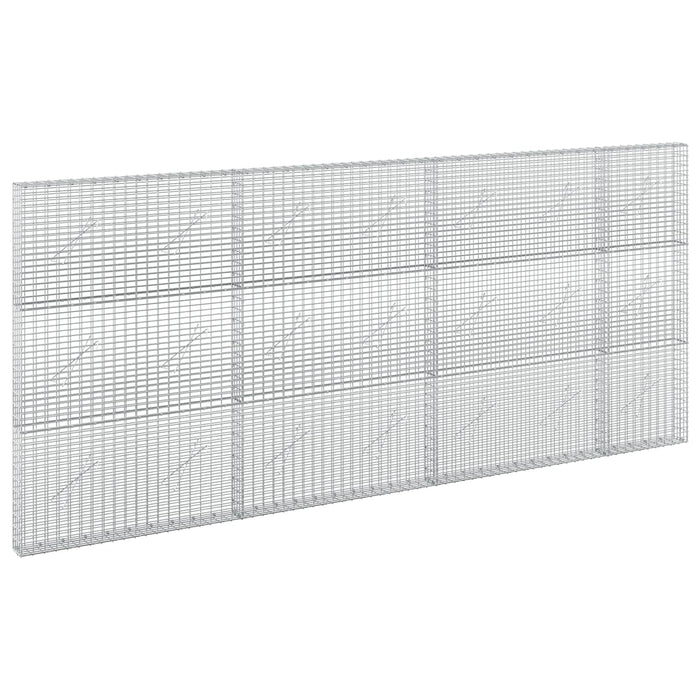 Gabion cu fir de 3,5 mm și plasă de 5x2,5 cm 350x10x150 cm WALTI