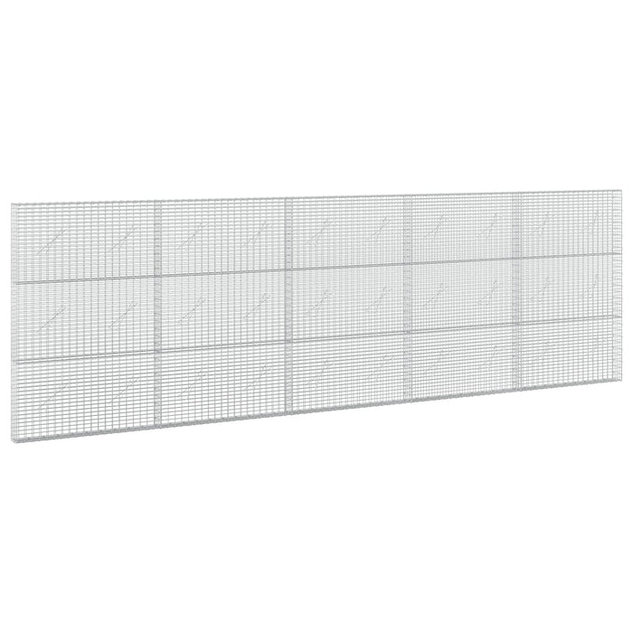 Gabion cu fir de 3,5 mm și plasă de 5x2,5 cm 500x10x150 cm WALTI