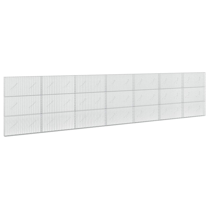 Gabion cu fir de 3,5 mm și plasă de 5x2,5 cm 700x10x150 cm - WALTI WALTI