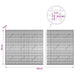 Gabion cu fir de 3,5 mm și plasă de 5x2,5 cm 700x10x150 cm - WALTI WALTI