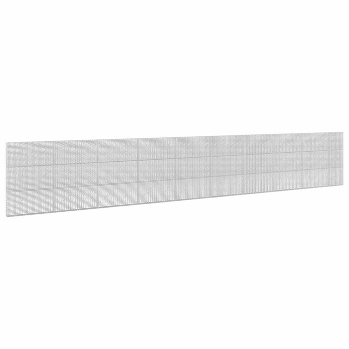 Gabion cu fir de 3,5 mm și plasă de 5x2,5 cm 950x10x150 cm WALTI