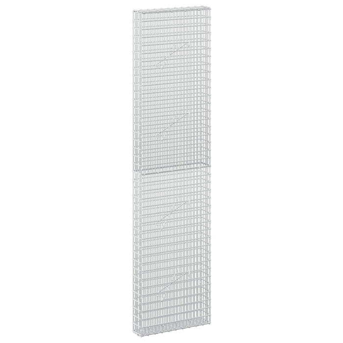 Gabion cu fir de 3,5 mm și plasă de 5x2,5 cm 50x10x200 cm - WALTI WALTI