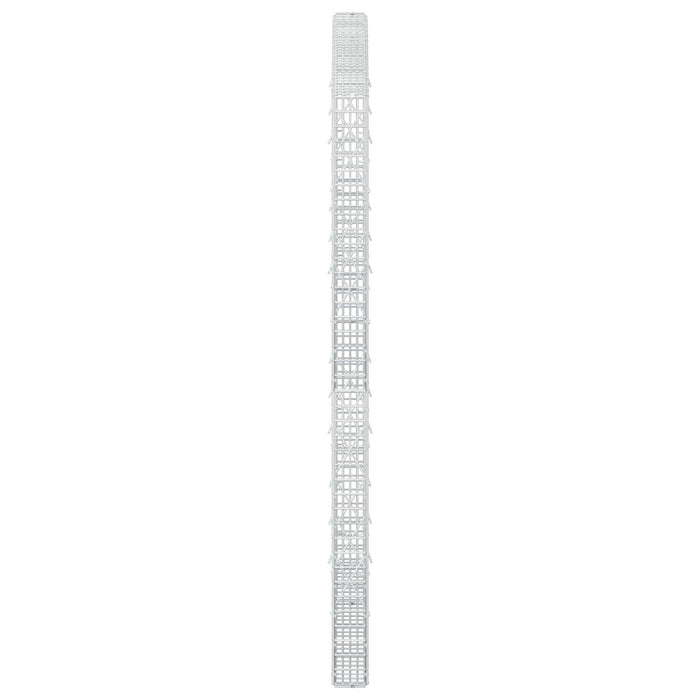 Gabion cu fir de 3,5 mm și plasă de 5x2,5 cm 150x10x200 cm - WALTI WALTI