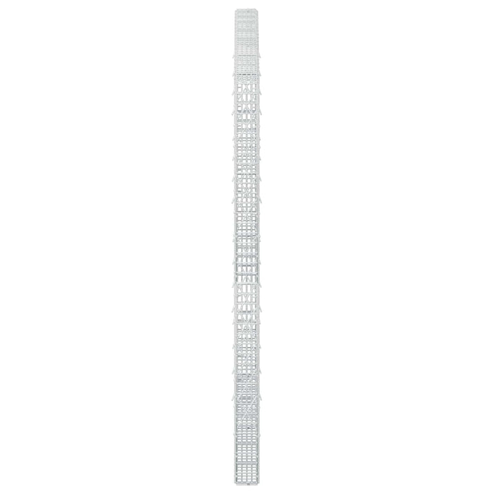 Gabion cu fir de 3,5 mm și plasă de 5x2,5 cm 200x10x200 cm - WALTI WALTI