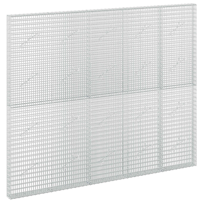 Gabion cu fir de 3,5 mm și plasă de 5x2,5 cm 250x10x200 cm - WALTI WALTI