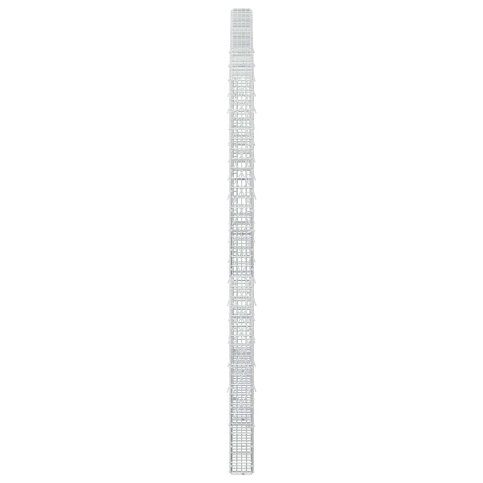 Gabion cu fir de 3,5 mm și plasă de 5x2,5 cm 250x10x200 cm - WALTI WALTI
