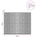 Gabion cu fir de 3,5 mm și plasă de 5x2,5 cm 250x10x200 cm - WALTI WALTI