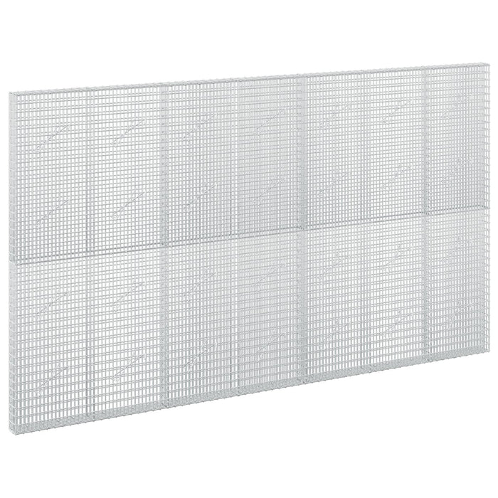 Gabion cu fir de 3,5 mm și plasă de 5x2,5 cm 350x10x200 cm WALTI