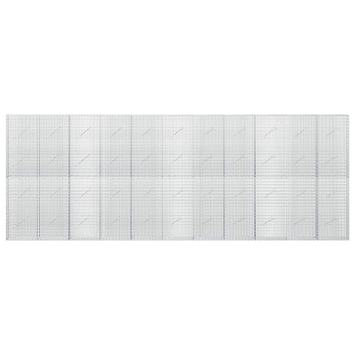 Gabion cu fir de 3,5 mm și plasă de 5x2,5 cm 550x10x200 cm WALTI