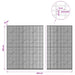Gabion cu fir de 3,5 mm și plasă de 5x2,5 cm 650x10x200 cm - WALTI WALTI