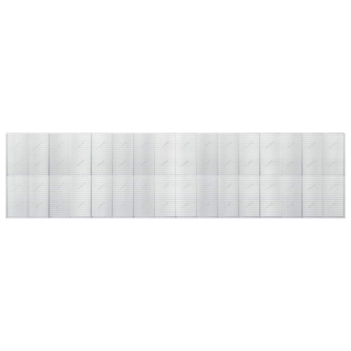 Gabion cu fir de 3,5 mm și plasă de 5x2,5 cm 800x10x200 cm WALTI