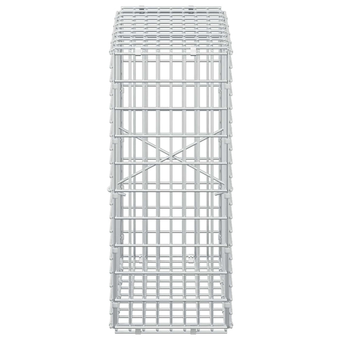Gabion cu fir de 3,5 mm și plasă de 5x2,5 cm 50x20x50 cm WALTI