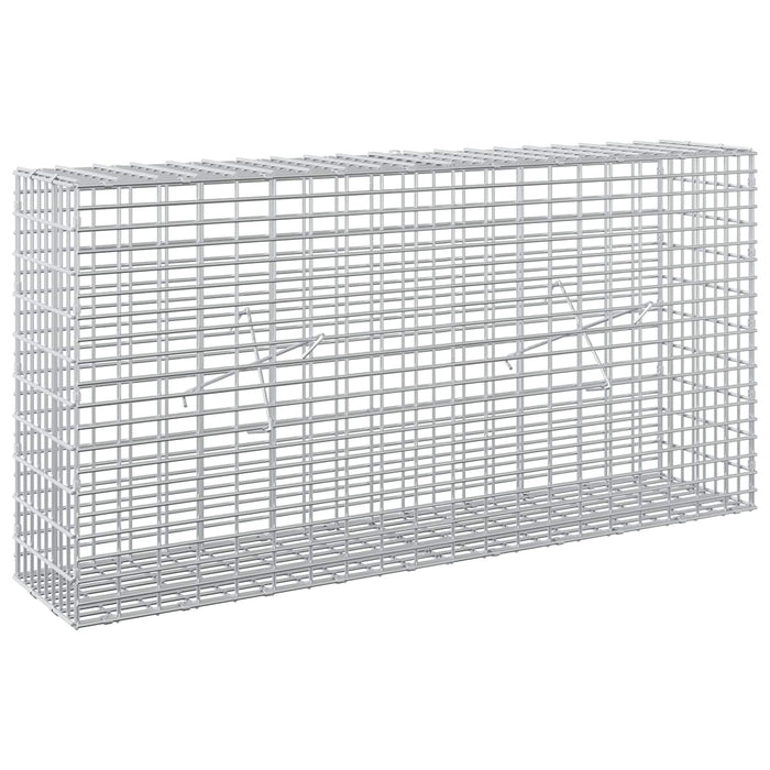 Gabion cu fir de 3,5 mm și plasă de 5x2,5 cm 100x20x50 cm WALTI