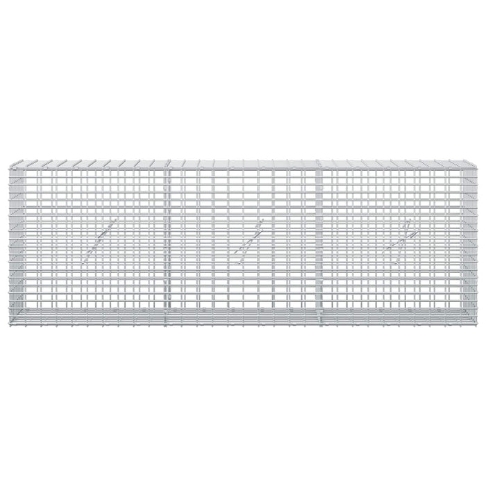 Gabion cu fir de 3,5 mm și plasă de 5x2,5 cm 150x20x50 cm - WALTI WALTI