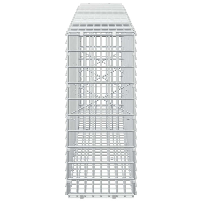 Gabion cu fir de 3,5 mm și plasă de 5x2,5 cm 150x20x50 cm - WALTI WALTI
