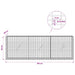 Gabion cu fir de 3,5 mm și plasă de 5x2,5 cm 150x20x50 cm - WALTI WALTI