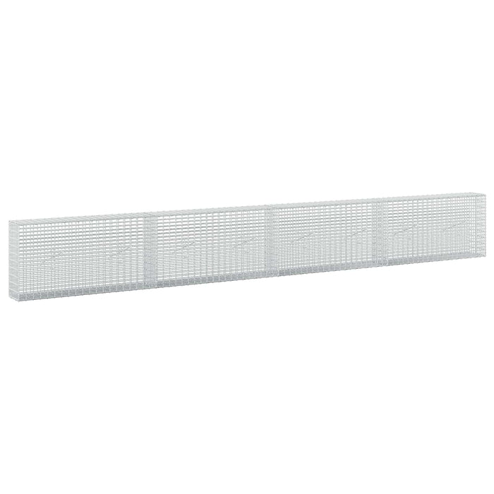 Gabion cu fir de 3,5 mm și plasă de 5x2,5 cm 400x20x50 cm WALTI