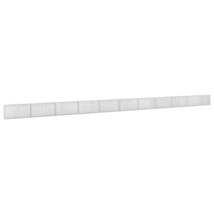 Gabion cu fir de 3,5 mm și plasă de 5x2,5 cm 1050x20x50 cm WALTI